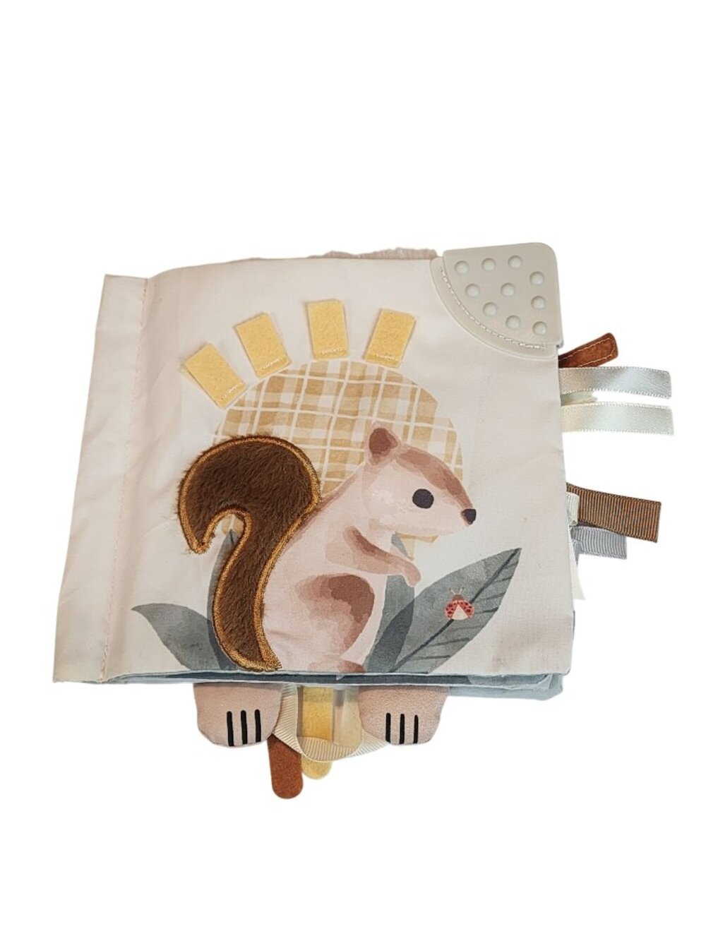 Soft Baby Book with Touch and Feel Pages - Cute Sensory Book for Babies